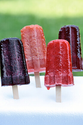 Tea-Flavored Frozen Fruit Pop Recipe Tea-Flavored Frozen Fruit Pop Recipe